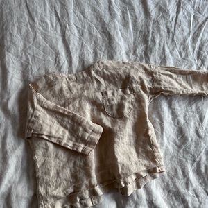 Linen Beige shirt (2 yo)